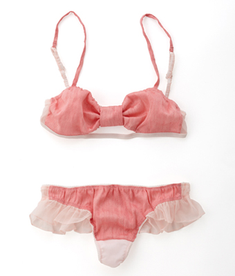 Silk natural dyeing lingerie